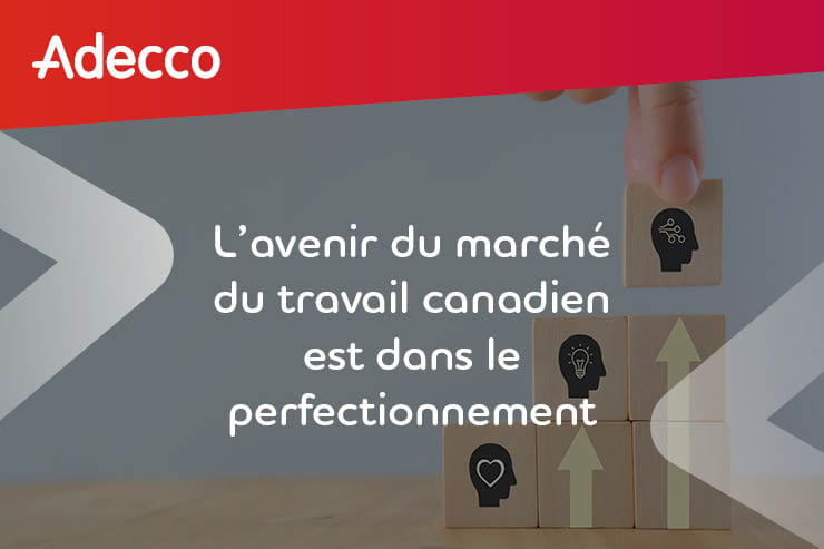 Une main empile des cubes de bois sur lesquels figurent des symboles représentant les compétences générales, techniques et numériques. 